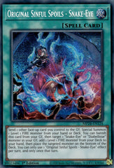 Original Sinful Spoils - Snake-Eye [MP24-EN124] Prismatic Secret Rare | Total Play