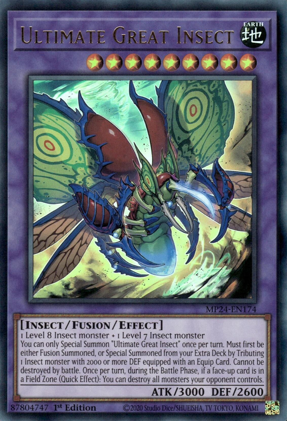 Ultimate Great Insect [MP24-EN174] Ultra Rare | Total Play