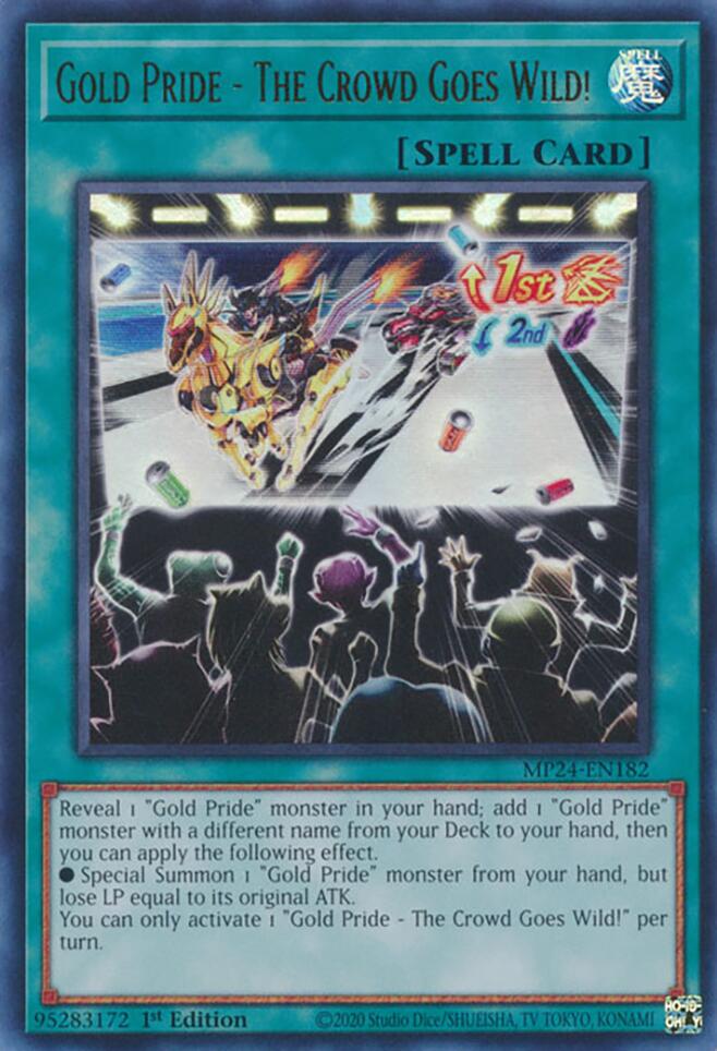 Gold Pride - The Crowd Goes Wild! [MP24-EN182] Ultra Rare | Total Play