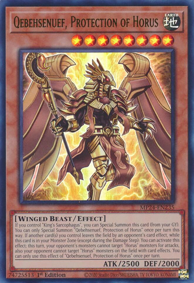 Qebehsenuef, Protection of Horus [MP24-EN235] Ultra Rare | Total Play