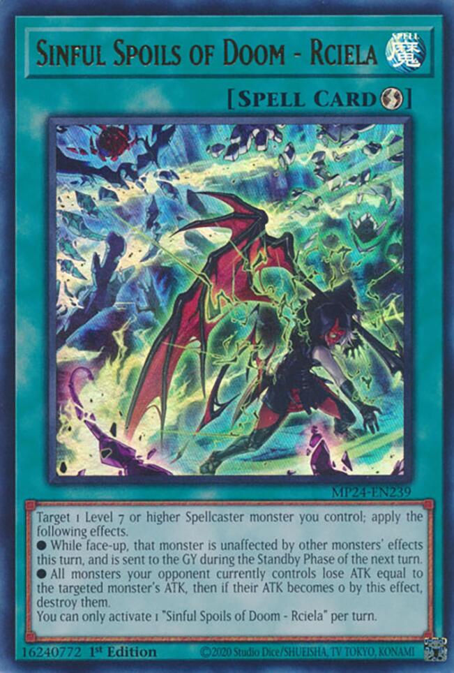 Sinful Spoils of Doom - Rciela [MP24-EN239] Ultra Rare | Total Play