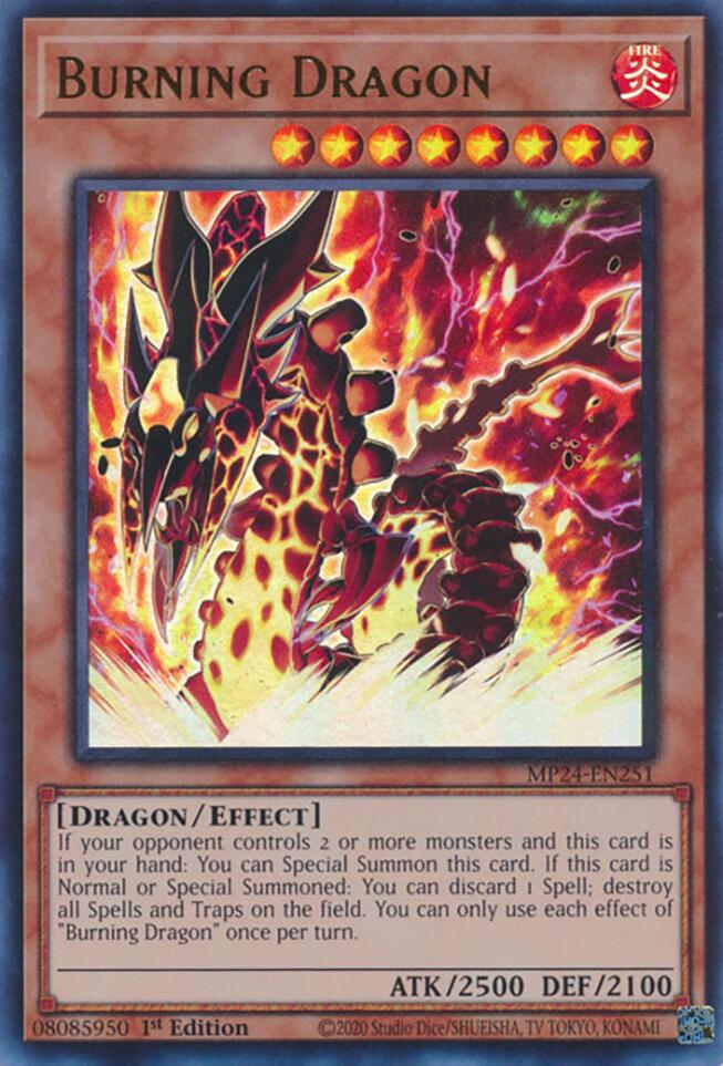 Burning Dragon [MP24-EN251] Ultra Rare | Total Play