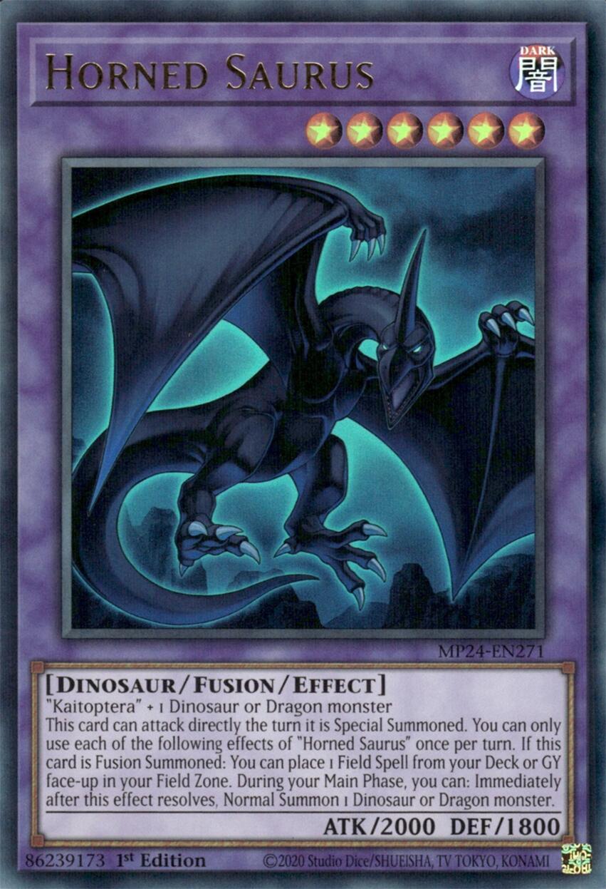 Horned Saurus [MP24-EN271] Ultra Rare | Total Play