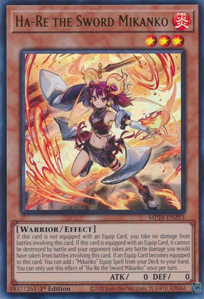 Ha-Re the Sword Mikanko [MP24-EN293] Ultra Rare | Total Play