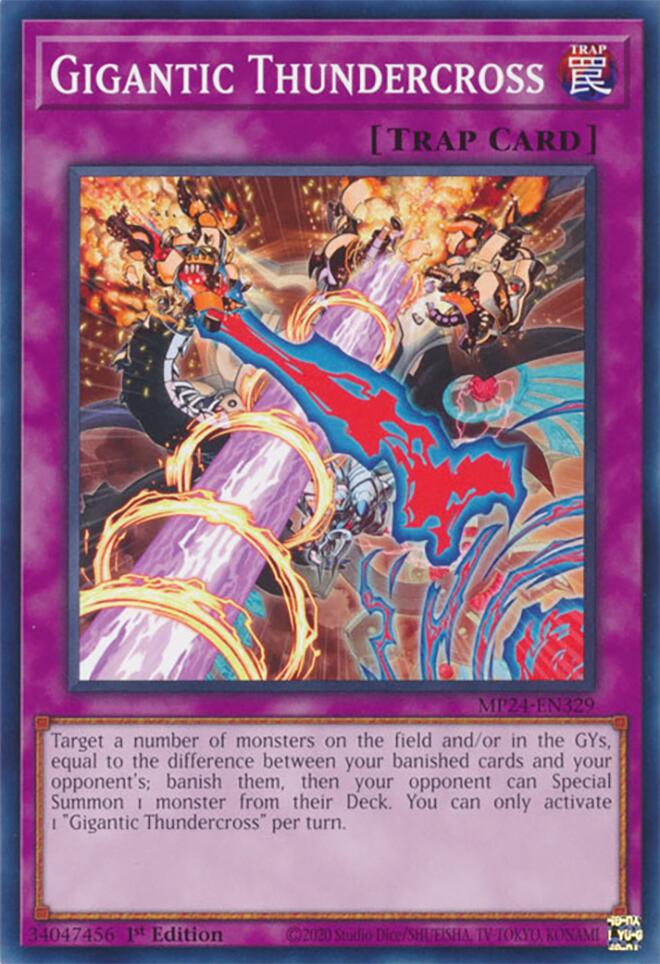 Gigantic Thundercross [MP24-EN329] Common | Total Play