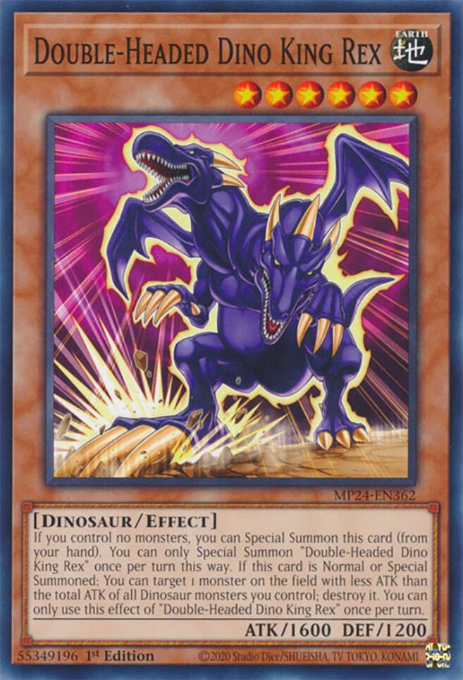 Double-Headed Dino King Rex [MP24-EN362] Common | Total Play