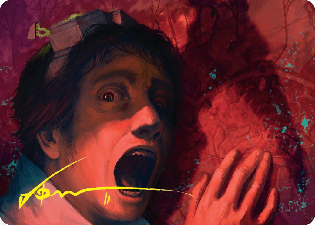 Murder Art Card (Gold-Stamped Signature) [Duskmourn: House of Horror Art Series] | Total Play