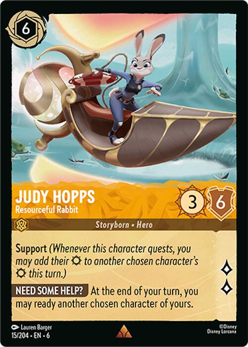 Judy Hopps - Resourceful Rabbit (15/204) [Azurite Sea] | Total Play