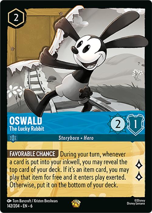 Oswald - The Lucky Rabbit (142/204) [Azurite Sea] | Total Play