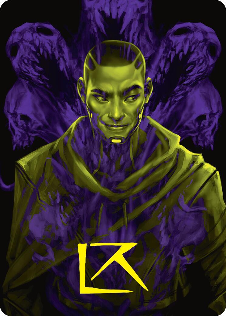 Kaito, Bane of Nightmares Art Card (Gold-Stamped Signature) [Duskmourn: House of Horror Art Series] | Total Play