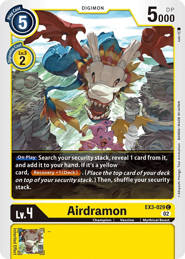 Airdramon [EX3-029] [Draconic Roar] | Total Play