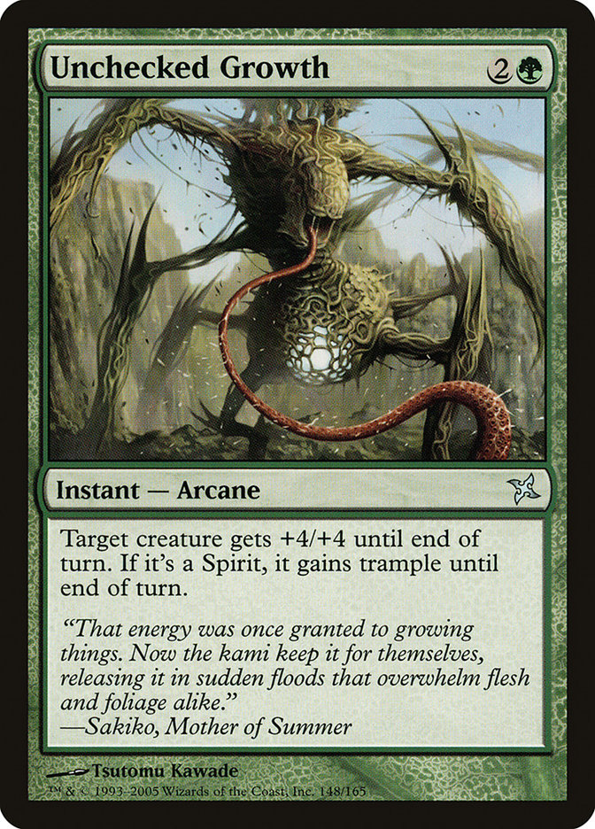 Unchecked Growth [Betrayers of Kamigawa] | Total Play