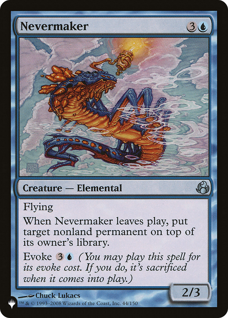 Nevermaker [The List] | Total Play
