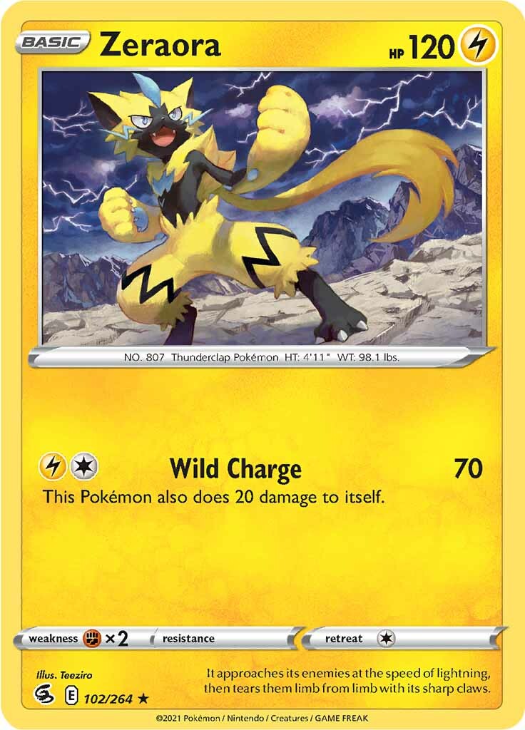 Zeraora (102/264) [Sword & Shield: Fusion Strike] | Total Play