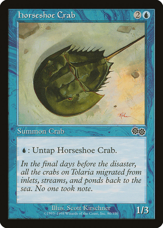 Horseshoe Crab [Urza's Saga] | Total Play
