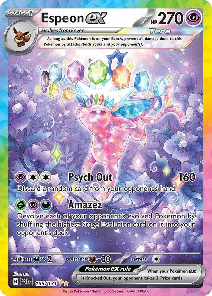 Espeon ex (155/131) [Scarlet & Violet: Prismatic Evolutions] | Total Play