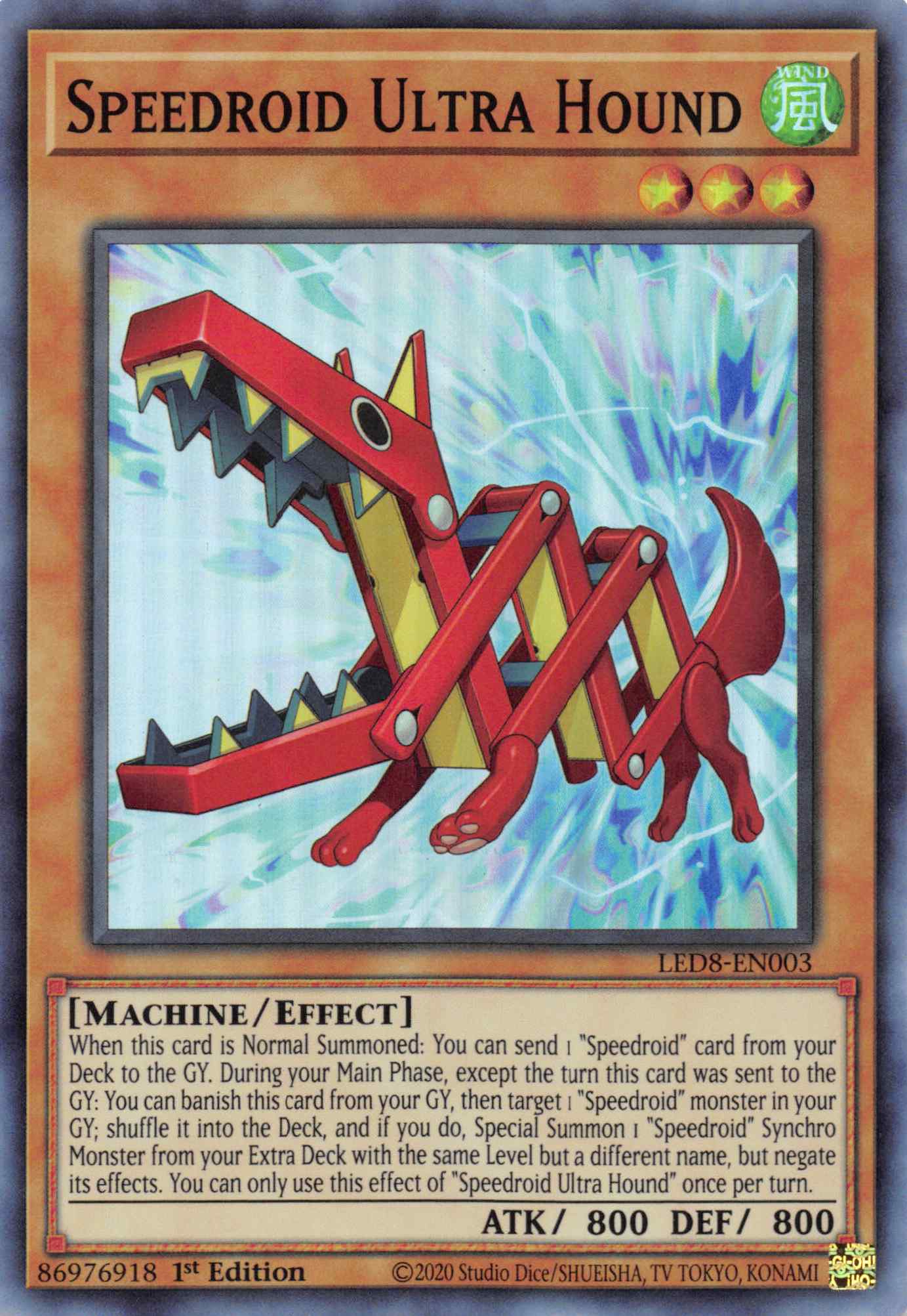 Speedroid Ultra Hound [LED8-EN003] Super Rare | Total Play