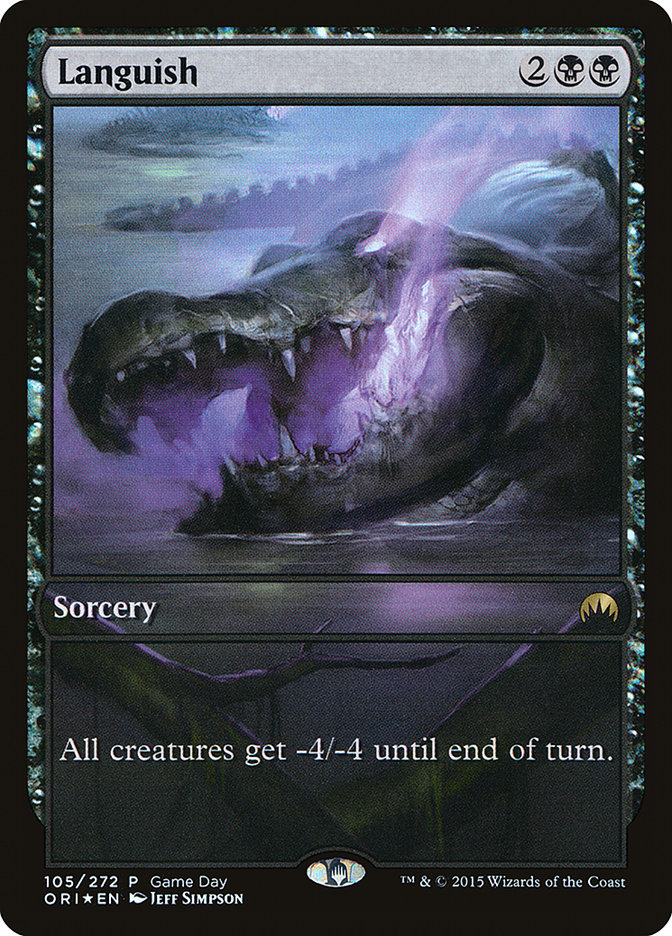 Languish (Game Day) (Full Art) [Magic Origins Promos] | Total Play