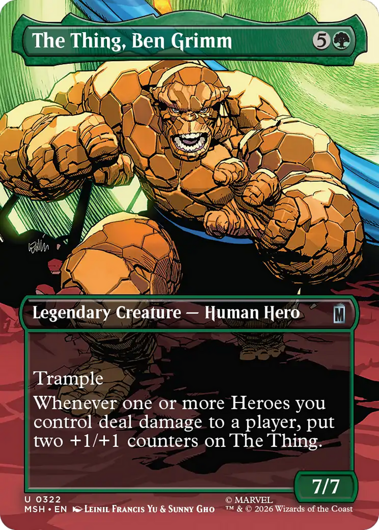 The Thing, Ben Grimm (Borderless) [Marvel Super Heroes] | Total Play