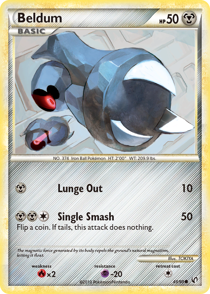 Beldum (43/90) [HeartGold & SoulSilver: Undaunted] | Total Play
