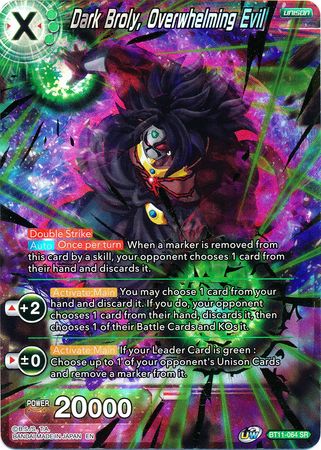 Dark Broly, Overwhelming Evil (BT11-064) [Vermilion Bloodline] | Total Play