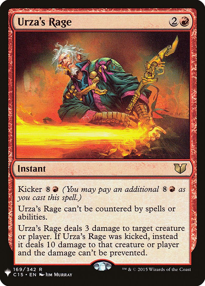 Urza's Rage [The List] | Total Play