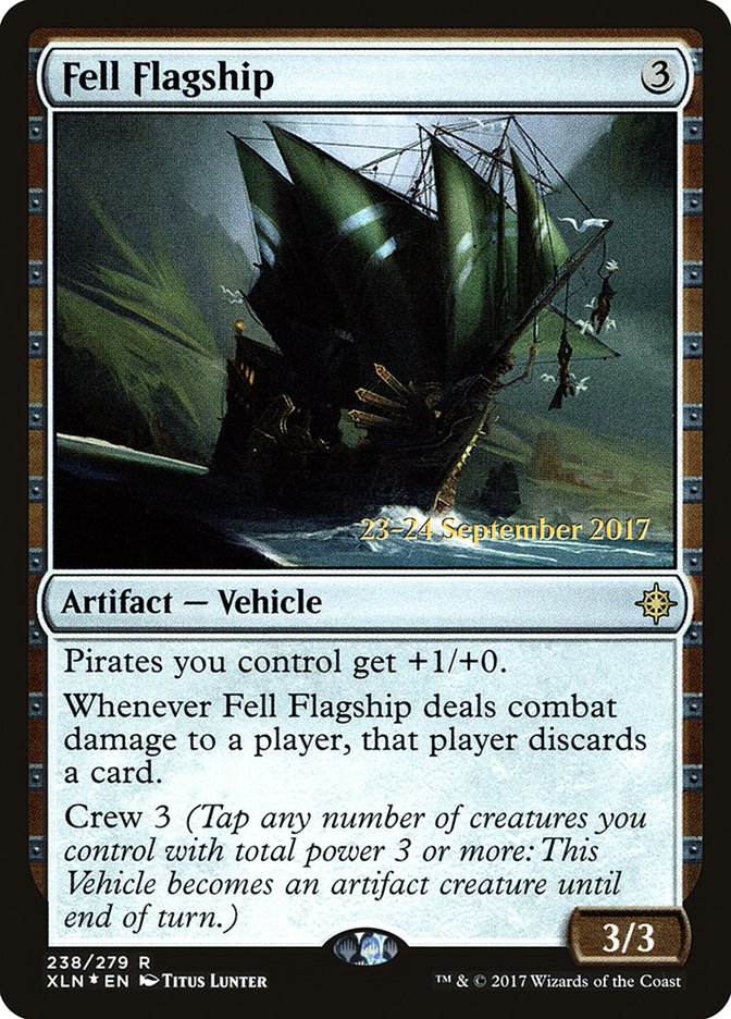 Fell Flagship [Ixalan Prerelease Promos] | Total Play