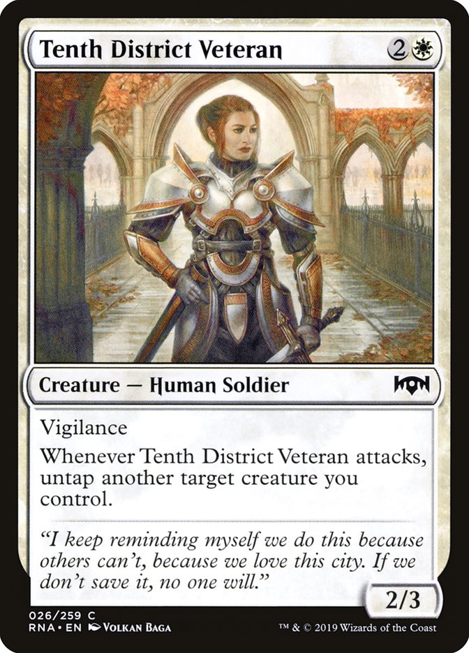 Tenth District Veteran [Ravnica Allegiance] | Total Play