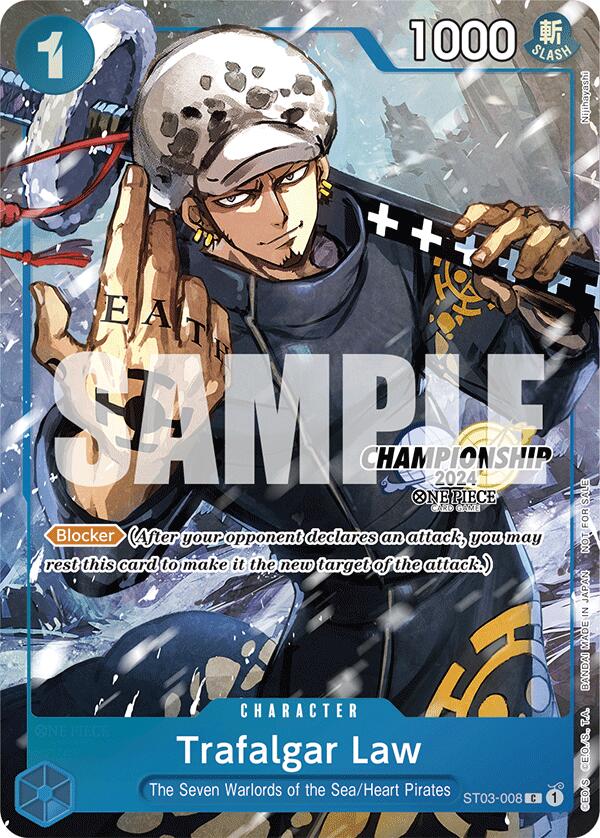 Trafalgar Law (ST03-008) (CS 2024 Event Pack Finalist) [One Piece Promotion Cards] | Total Play
