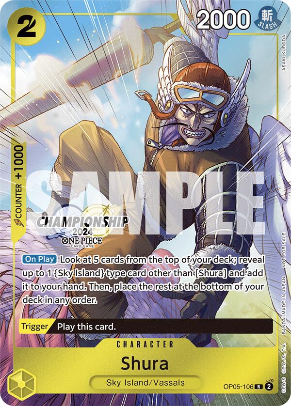 Shura (CS 2024 Celebration Pack) [One Piece Promotion Cards] | Total Play