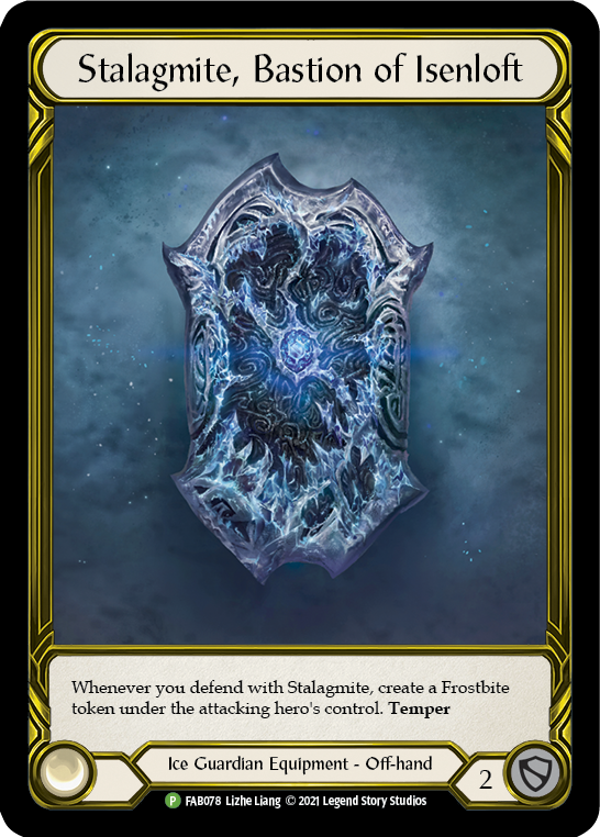 Stalagmite, Bastion of Isenloft (Golden) [FAB078] (Promo)  Cold Foil | Total Play