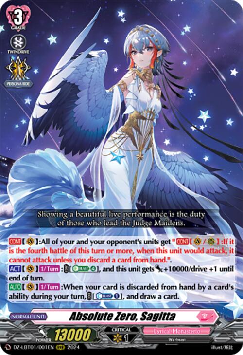 Absolute Zero, Sagitta (DZ-LBT01/001EN) [Lyrical Monasterio Sparkling Stars!] | Total Play