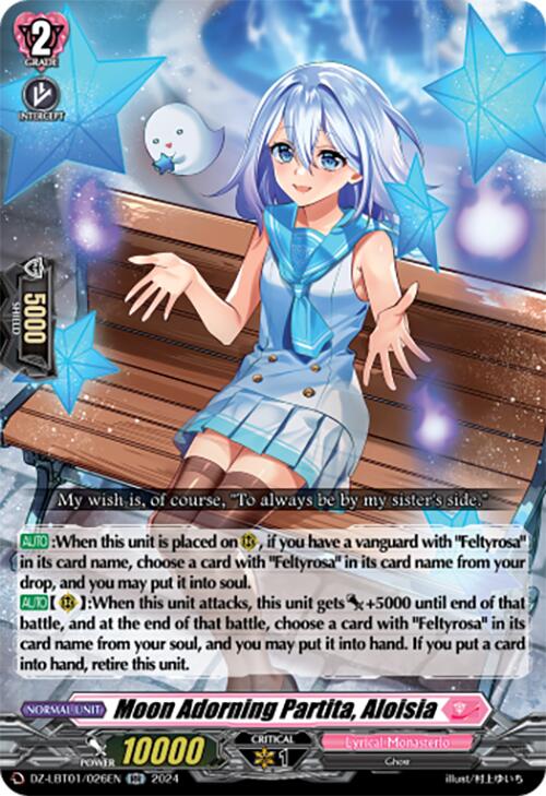 Moon Adorning Partita, Aloisia (DZ-LBT01/026EN) [Lyrical Monasterio Sparkling Stars!] | Total Play