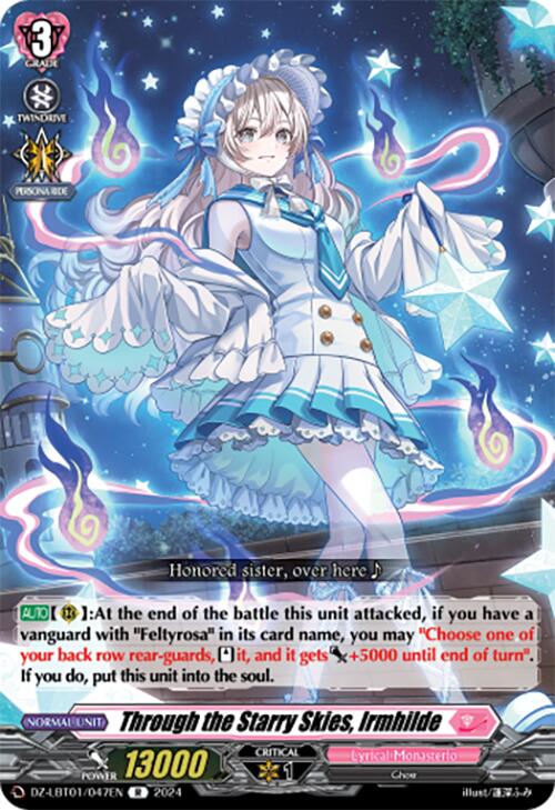 Through the Starry Skies, Irmhilde (DZ-LBT01/047EN) [Lyrical Monasterio Sparkling Stars!] | Total Play