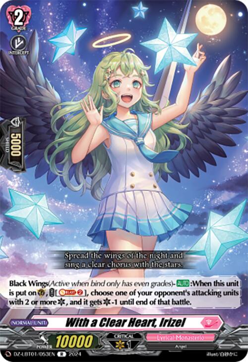 With a Clear Heart, Irizel (DZ-LBT01/053EN) [Lyrical Monasterio Sparkling Stars!] | Total Play