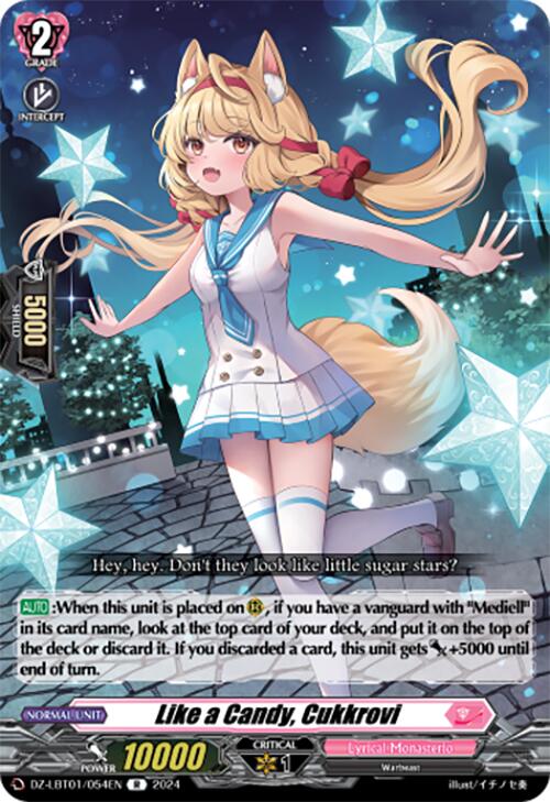 Like a Candy, Cukkrovi (DZ-LBT01/054EN) [Lyrical Monasterio Sparkling Stars!] | Total Play
