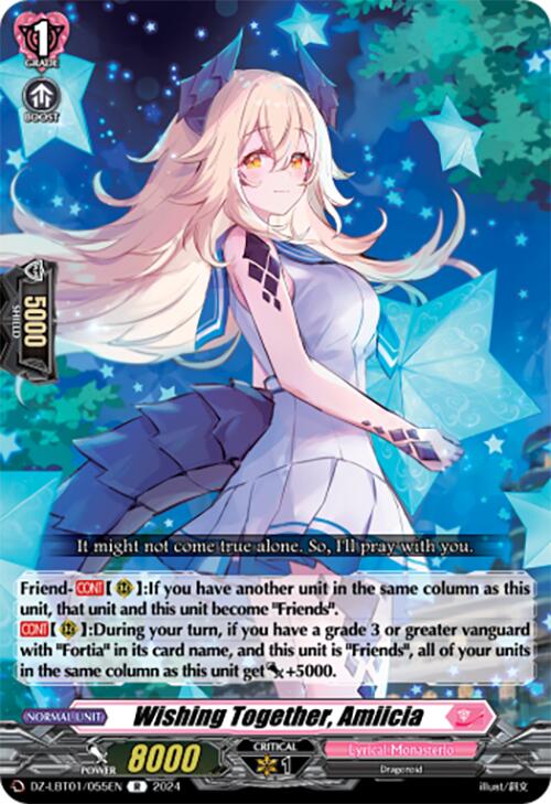 Wishing Together, Amiicia (DZ-LBT01/055EN) [Lyrical Monasterio Sparkling Stars!] | Total Play