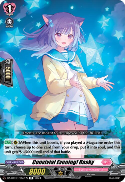 Convivial Evening! Rasky (DZ-LBT01/057EN) [Lyrical Monasterio Sparkling Stars!] | Total Play