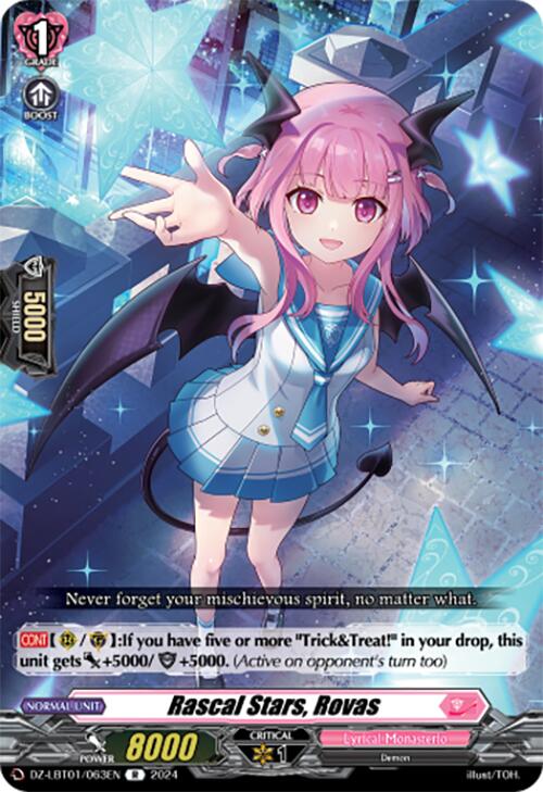Rascal Stars, Rovas (DZ-LBT01/063EN) [Lyrical Monasterio Sparkling Stars!] | Total Play