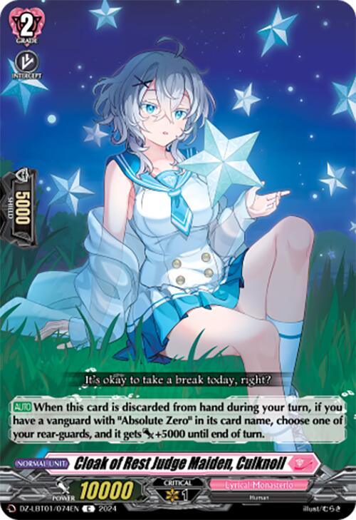 Cloak of Rest Judge Maiden, Culknoll (DZ-LBT01/074EN) [Lyrical Monasterio Sparkling Stars!] | Total Play