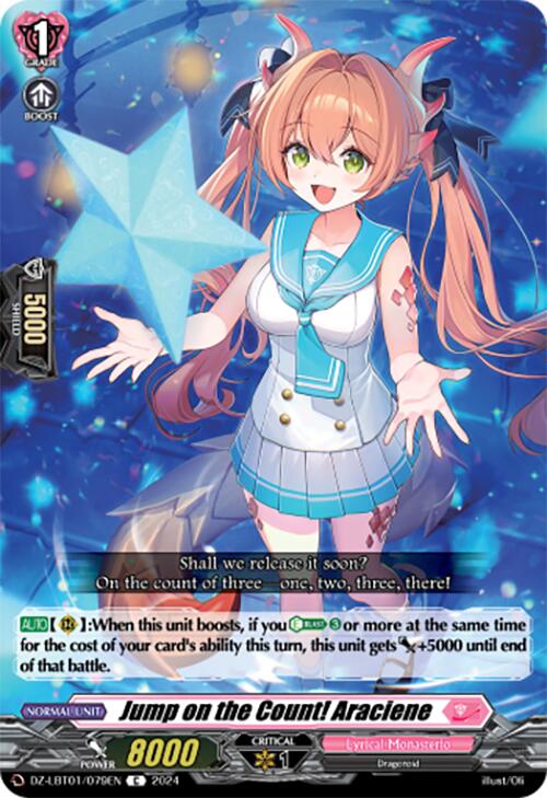 Jump on the Count! Araciene (DZ-LBT01/079EN) [Lyrical Monasterio Sparkling Stars!] | Total Play