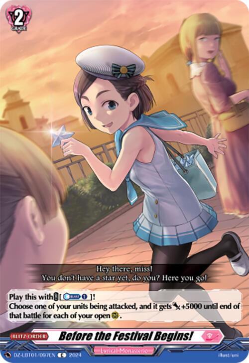 Before the Festival Begins! (DZ-LBT01/097EN) [Lyrical Monasterio Sparkling Stars!] | Total Play