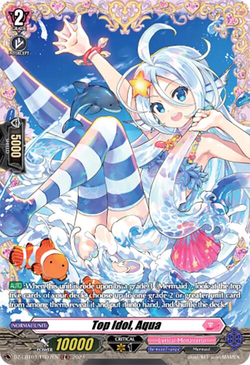 Top Idol, Aqua (DZ-LBT01/FR07EN) [Lyrical Monasterio Sparkling Stars!] | Total Play