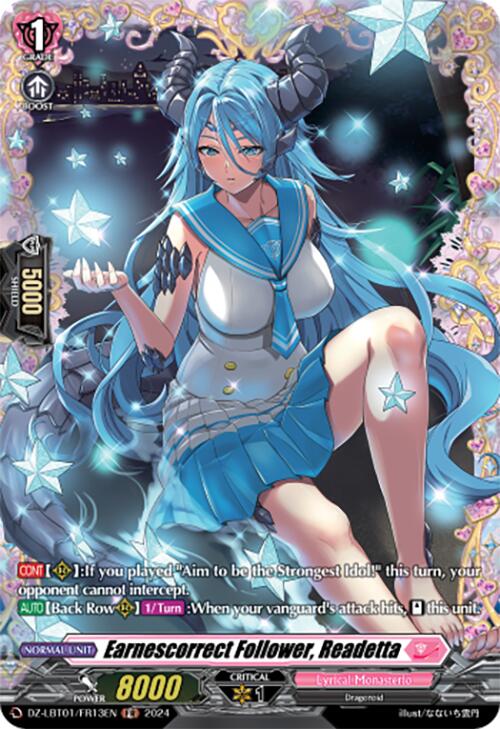Earnescorrect Follower, Readetta (DZ-LBT01/FR13EN) [Lyrical Monasterio Sparkling Stars!] | Total Play