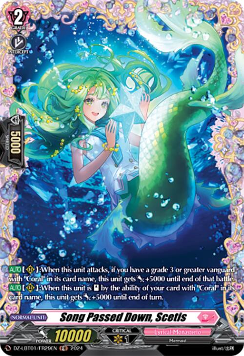 Song Passed Down, Scetis (DZ-LBT01/FR29EN) [Lyrical Monasterio Sparkling Stars!] | Total Play