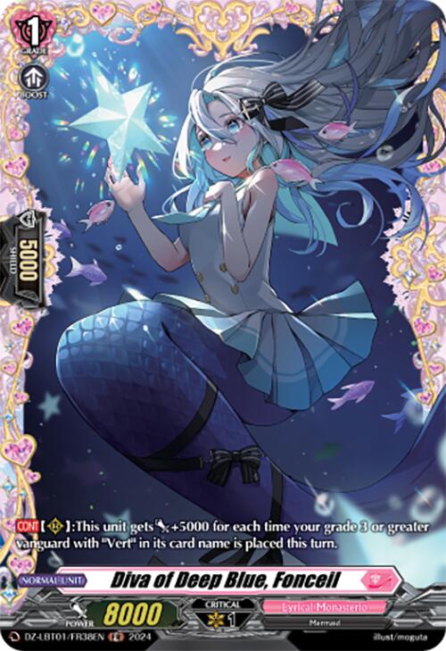 Diva of Deep Blue, Fonceil (DZ-LBT01/FR38EN) [Lyrical Monasterio Sparkling Stars!] | Total Play