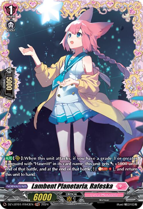Lambent Planetaria, Rafeska (DZ-LBT01/FR43EN) [Lyrical Monasterio Sparkling Stars!] | Total Play