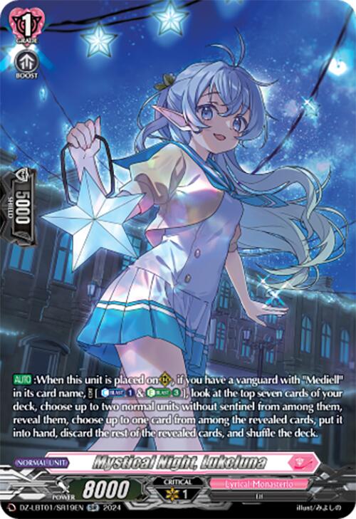 Mystical Night, Lukcluna (DZ-LBT01/SR19EN) [Lyrical Monasterio Sparkling Stars!] | Total Play