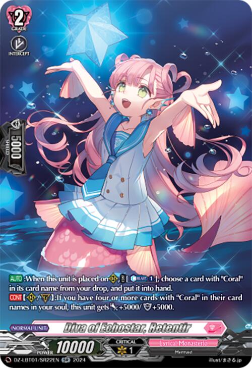 Diva of Echostar, Retentir (DZ-LBT01/SR22EN) [Lyrical Monasterio Sparkling Stars!] | Total Play
