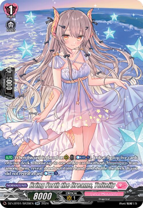 Bring Forth the Dreams, Tolteily (DZ-LBT01/SR39EN) [Lyrical Monasterio Sparkling Stars!] | Total Play